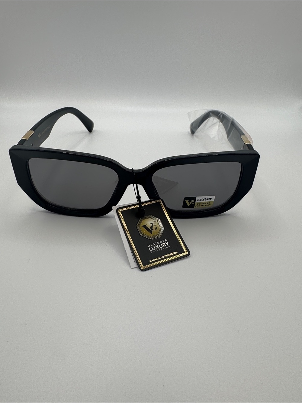 Luxury V8 Black Women's Sunglasses